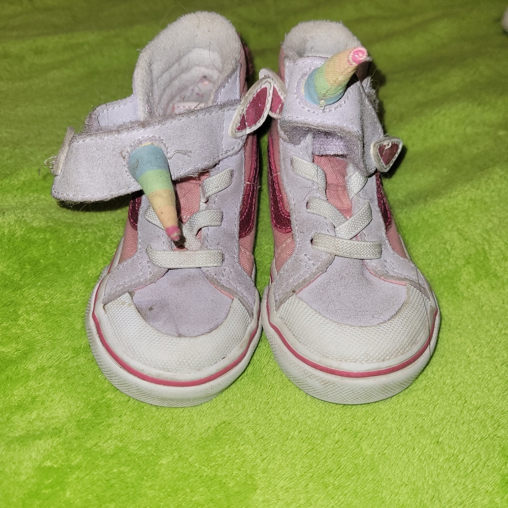Toddler unicorn vans size 4
